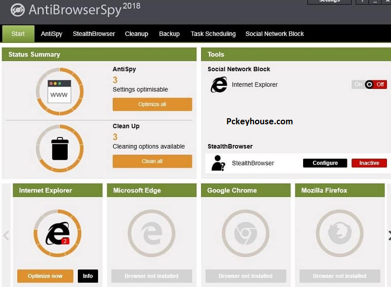 AntiBrowserSpy Key