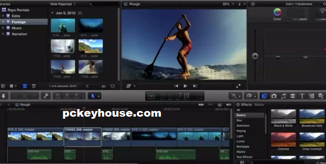 final cut pro key effect