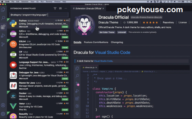 Visual Studio Code Key